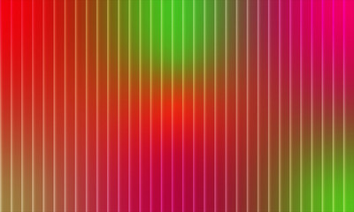 Vibrant vertical stripes of red green and pink abstract background