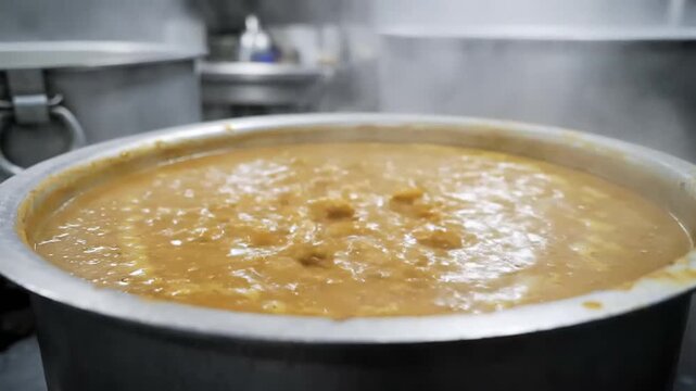 Preparing langar community kitchen on Guru Nanak Jayanti celebration day