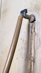 water tap with open-close hose