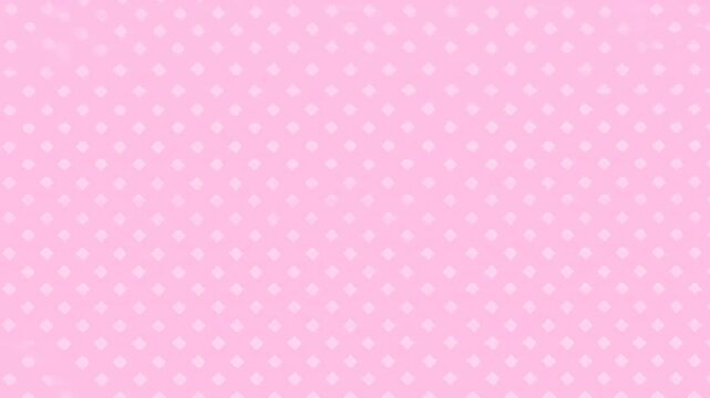 Delicate, pastel pink background with a repeating diamond pattern