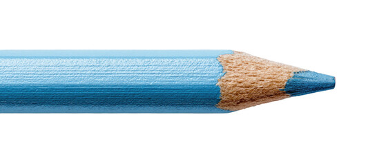 Light blue colored pencil