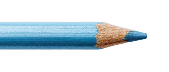 Light blue colored pencil