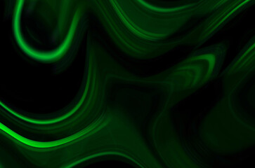 a digital abstract artwork featuring swirling, wavy patterns, smooth, flowing lines that create a sense of motion and depth. The style is modern and dynamic