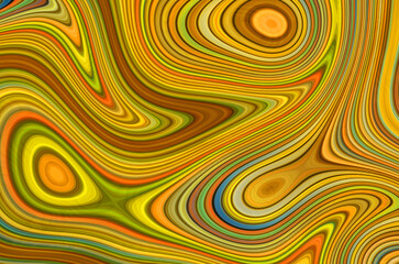 a digital abstract artwork featuring swirling, wavy patterns, smooth, flowing lines that create a sense of motion and depth. The style is modern and dynamic