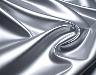 Shiny Silver Satin Surface
