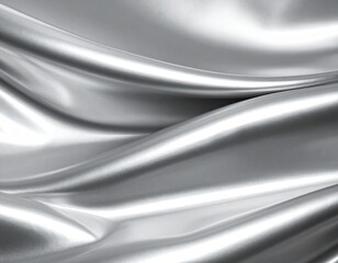 Smooth Metallic Fabric Background
