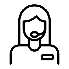 Customer Service Representative Icon