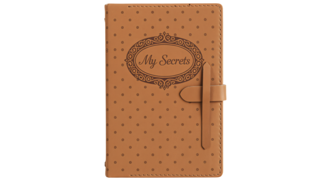 Elegant leather journal for personal thoughts and reflections