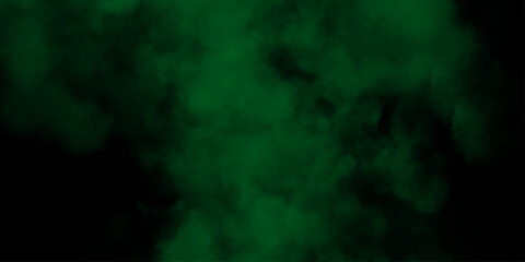 Green steam on a black background. Green Fog Blaster. Green smoke texture on black background. Grunge colorful distressed texture background wallpaper .

