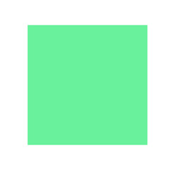 Flat green square 2D vector shape, balanced geometric form for icons, grids, or foundational elements in modern design.


