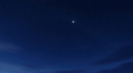 Night sky filled with stars, a celestial spectacle of the universe