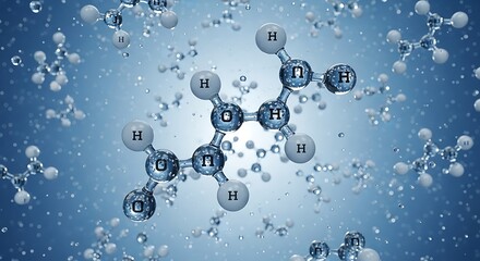 Molecular structure of ethanol, a versatile chemical compound with various applications

