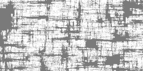 Obraz premium Grunge vintage seamless pattern with numbers, text, and symbols on a black textured paper background illustration