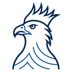 eagle head vector