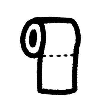 toilet paper tissue png outline, cute cartoon handdraws clipart kids doodle element hand drawn doodle, handwriting clipart, kawaii kids drawing, funny character, childlike sketch, handwritten words,
