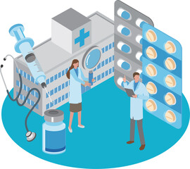 病院と医療従事者