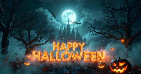 halloween night background