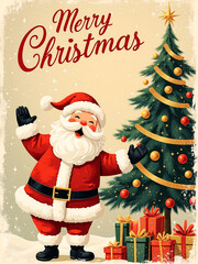 santa claus with gifts