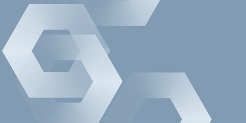 Abstract hexagon lines on gray background. Geometric stripe line simple art modern, Vector illustration.