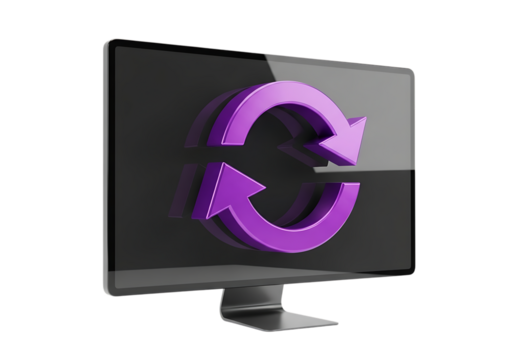 lcd monitor with euro banknotes - Powered by Adobe