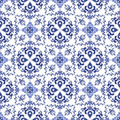Fototapeta premium seamless damask pattern