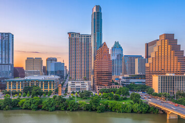 Fototapeta premium Austin, Texas on Ladybird Lake 569