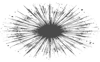 Abstract Burst Lines Texture Background. Speed Motion Radial Zoom Effect Grunge Overlay for Design grunge texture. Black abstract starburst explosion splatter grunge texture white