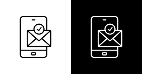 Rsvp White Icon Set Design