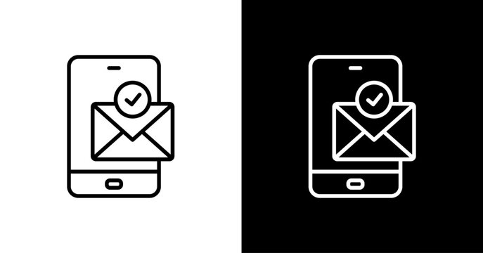 Rsvp White Icon Set Design