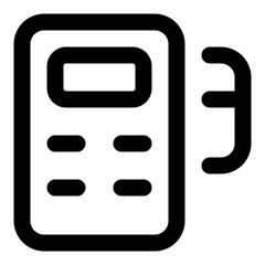Point of Sale Line Icon Vector, Modern Outline Design for Business and Finance Concept