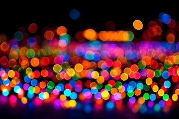 Bokeh Glow – Night Lights Background