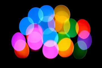 Soft Holiday Light Circles – Christmas Celebration Abstract