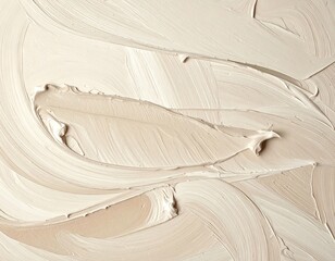 Beige Cream Surface Texture Abstract Pattern Neutral Tones Strokes Smooth Background