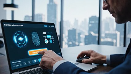 52_Businessman accessing secured digital folders with data protection interface on laptop Concept of cybersecurity smart technology cloud file security and online information privacy manage 18183737 1 - Powered by Adobe