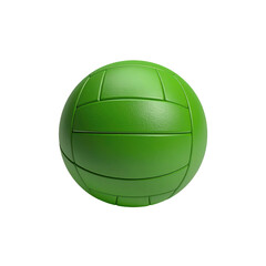 A vibrant green, segmented sphere on a black background, showcasing a textured surface