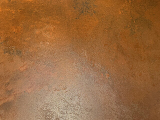 Oxidized and weathered copper metal surfaces, sprayed with acid to make some corrosion effect or rustic finishes. Industrial design feel, old copper iron plate. Seamless background texture.