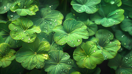 green leaves background