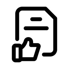 Audit Inspection, Legal Document icon in clean modern outline style illustrating compliance review, document verification, and legal assessment process
