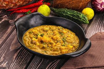 Aloo masala with green peas