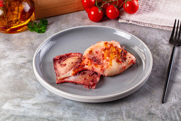 Tasty Grilled calamari for snack