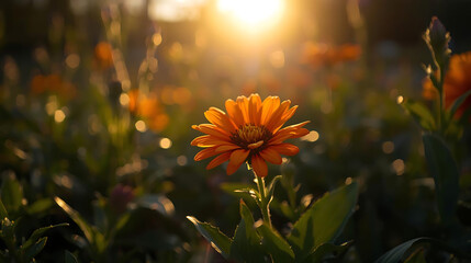&ldquo;Nature&rsquo;s Glow: Sun-Kissed Flower&rdquo;