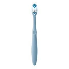 Light blue adult toothbrush for dental hygiene