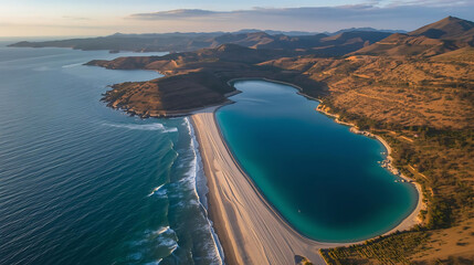 &ldquo;Sun-Kissed Shores: Serene Coastal Landscape&rdquo;