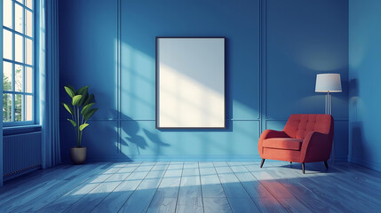 &ldquo;Balanced Interiors: Light-Filled Blue Space&rdquo;