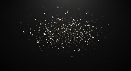 Stunning abstract glitter sparkles on a dark backdrop, perfect for elegant designs, magical themes, or festive celebrations, radiating light and beauty