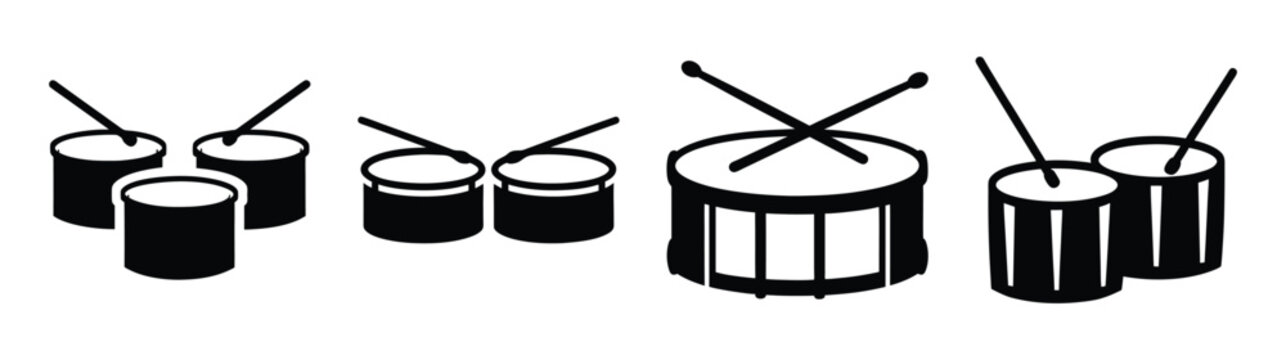 Drumlineensemblepercussioninstrumentswithdrumsticksreadyforrhythmicperformance