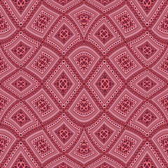 Seamless Batik ornamental elegant geometric patterns - symmetric vintage design. Endless grid textures. repeatable backgrounds