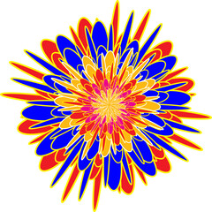 abstract flower Vector illustration of a beautiful floral , anniversary, birthday and party. Design for banner, poster, card, invitation and scrapbook