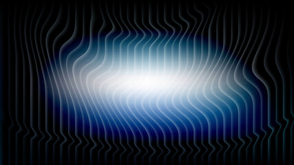 Abstract Blue and White Wave Pattern Radiating Light An Optical Illusion with Serene and Modern Aesthetics Perfect for Digital Backgrounds and Creative Design Projects