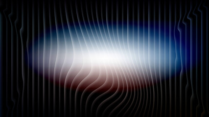 Abstract Dark Background with Gradient Light and Wavy Lines Design Template for Modern Creative Projects